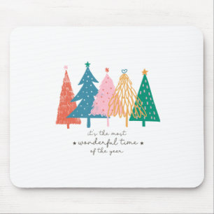 Xmas Gift It Is The Most Wonderful Time Mouse Pad