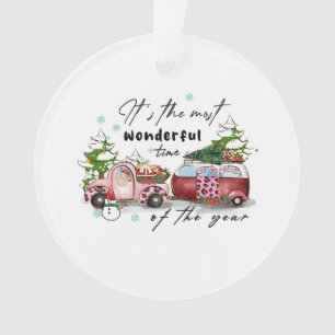 Xmas Gift It Is The Most Wonderful Time Ornament