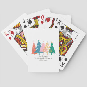 Xmas Gift It Is The Most Wonderful Time Playing Cards