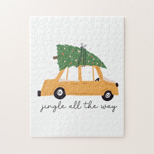 Xmas Gift Jingle All The Way Jigsaw Puzzle (Vertical)