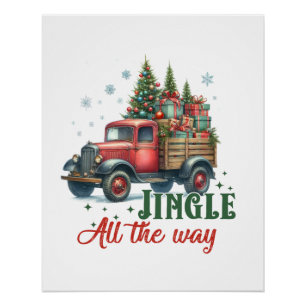 Xmas Gift Jingle All The Way Poster