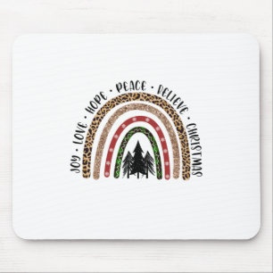 Xmas Gift Joy Love Hope Peace Mouse Pad