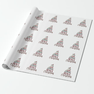 Xmas Gift Joy Love Peace Christmas Wrapping Paper