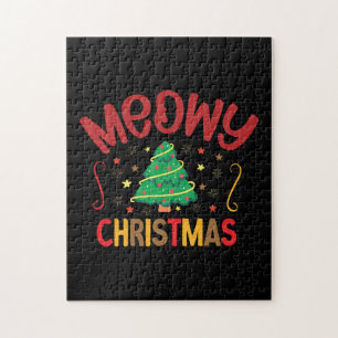 Xmas Gift Meowy Christmas Jigsaw Puzzle