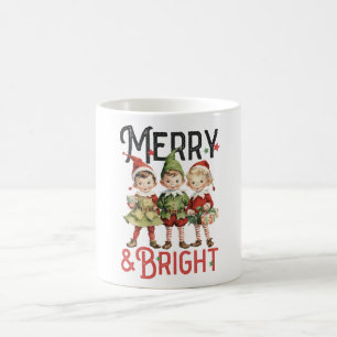 Xmas Gift Merry and Bright Coffee Mug