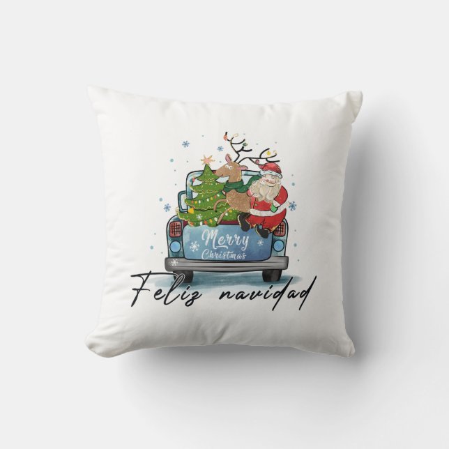 Xmas Gift Merry Christmas Cushion (Front)