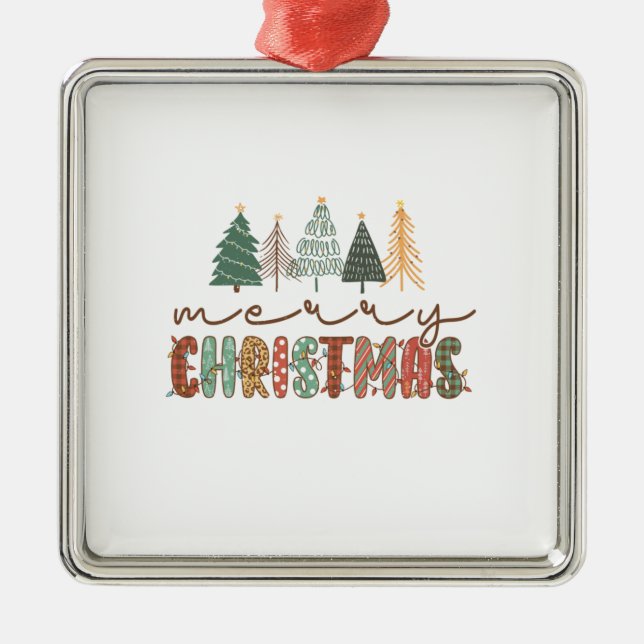 Xmas Gift Merry Christmas Metal Ornament (Front)