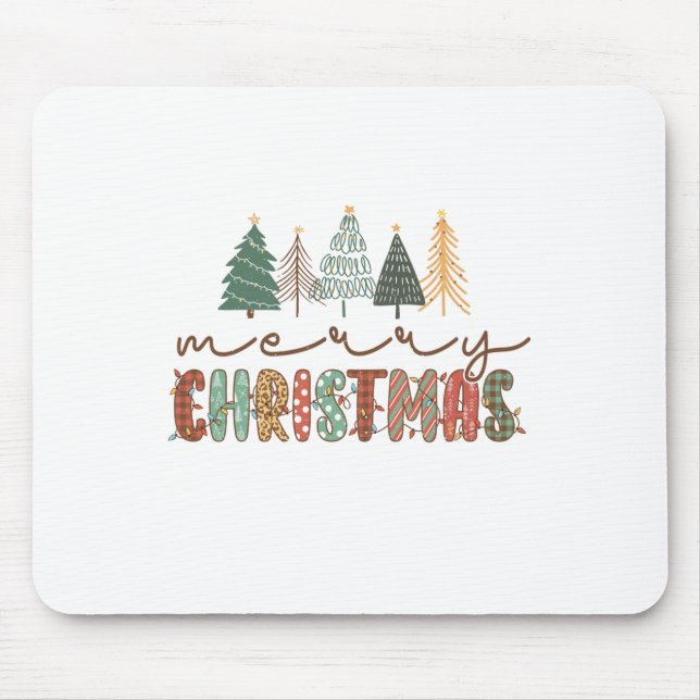 Xmas Gift Merry Christmas Mouse Pad (Front)