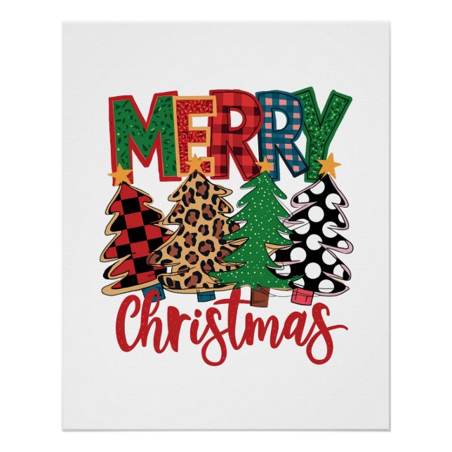 Xmas Gift Merry Christmas Poster (Front)