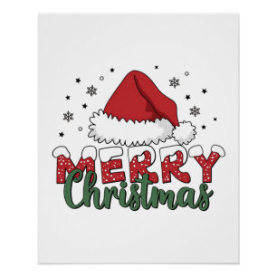 Xmas Gift Merry Christmas Poster