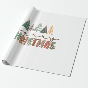 Xmas Gift Merry Christmas Wrapping Paper