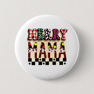 Xmas Gift Merry Mama 6 Cm Round Badge