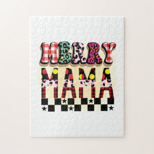 Xmas Gift Merry Mama Jigsaw Puzzle