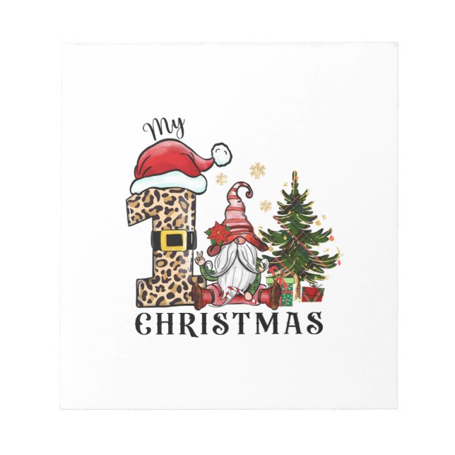 Xmas Gift My First Christmas Notepad (Front)