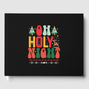 Xmas Gift Oh Holy Night Guest Book