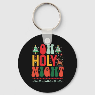 Xmas Gift Oh Holy Night Key Ring