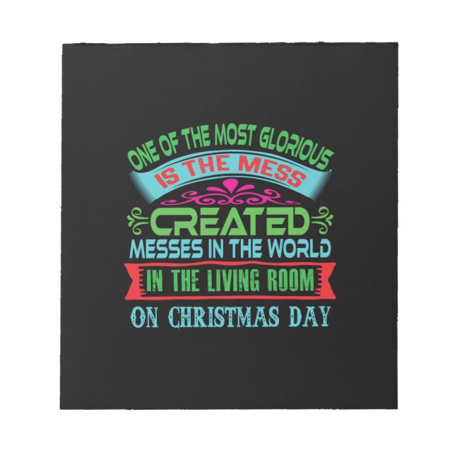 Xmas Gift One Of The Most Glorious Notepad (Front)