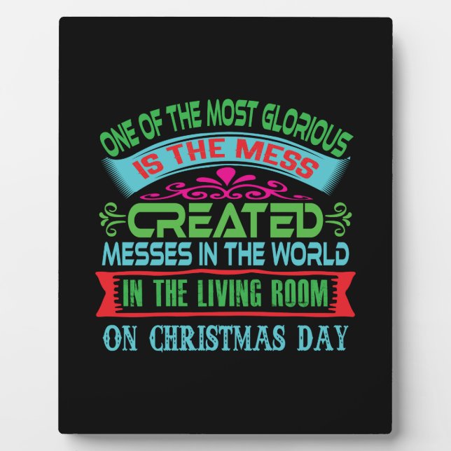Xmas Gift One Of The Most Glorious Plaque (Front)