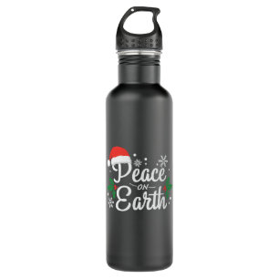 Xmas Gift Peace On Earth 710 Ml Water Bottle