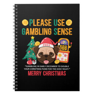 Xmas Gift PUGS The Canine Counsellor Notebook