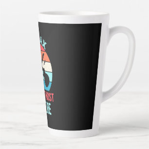 Xmas Gift Relax The Guitarist Is Here Latte Mug