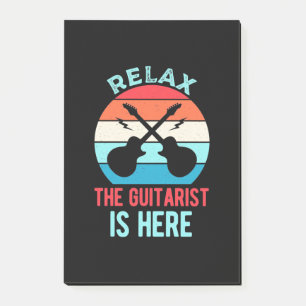 Xmas Gift Relax The Guitarist Is Here Post-it Notes