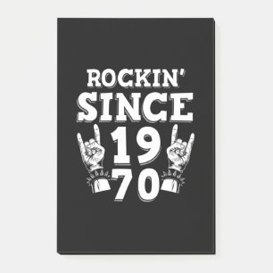Xmas Gift Rockin Since 1970 Post-it Notes