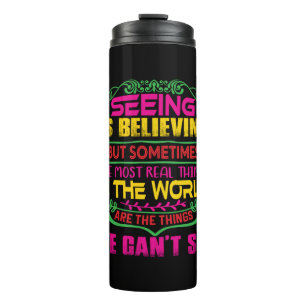 Xmas Gift Seeing Is Believing Thermal Tumbler