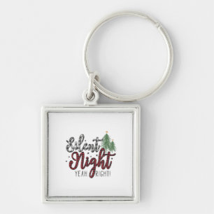 Xmas Gift Silent Night Yeah Key Ring