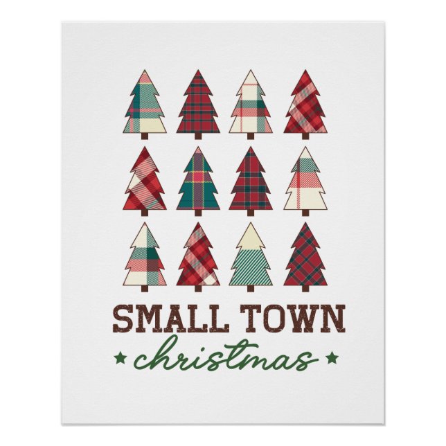 Xmas Gift Small Town Christmas Poster (Front)