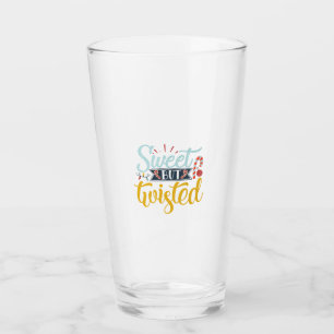Xmas Gift Sweet But Twisted Glass