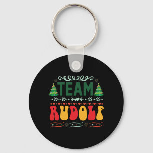 Xmas Gift Team Rudolf Key Ring