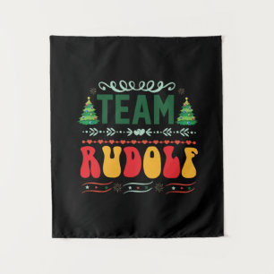 Xmas Gift Team Rudolf Tapestry