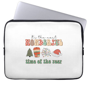Xmas Gift The Most Wonderful Time Of The Year Laptop Sleeve