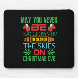 Xmas Gift The Skies On Christmas Eve Mouse Pad