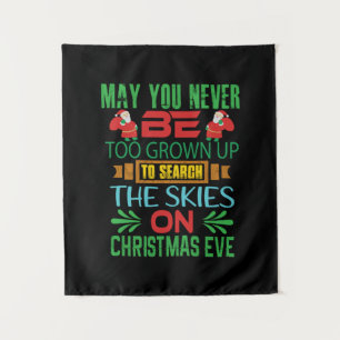 Xmas Gift The Skies On Christmas Eve Tapestry