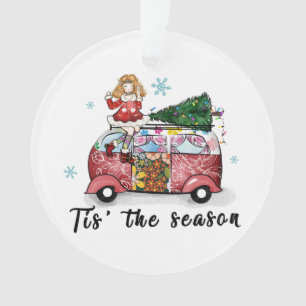 Xmas Gift Tis The Season Ornament