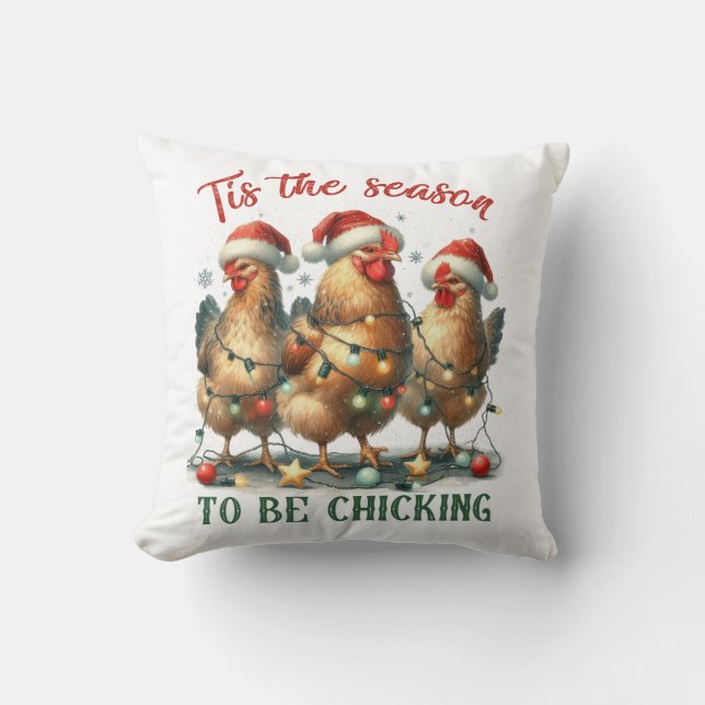 Xmas Gift To Be Chicking Cushion (Front)