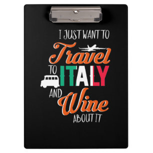 Xmas Gift Travel To Italy And Wine About It Clipboard