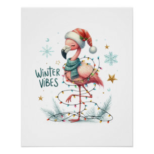 Xmas Gift Winter Vibes Poster