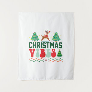 Xmas Gift Xmas Vibes Tapestry