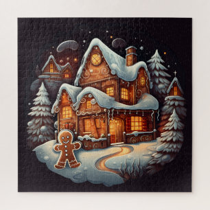 Xmas Gingerbread man house Jigsaw Puzzle