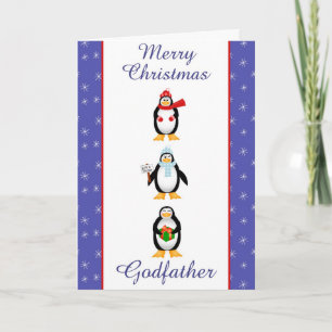 Xmas Godfather Greeting Card