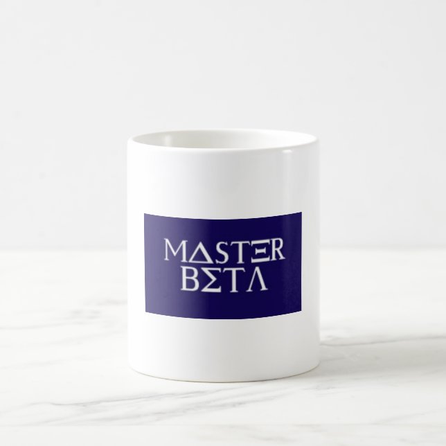 Xmas Greek Funny Master Beta Christmas Humour Gift Coffee Mug (Center)