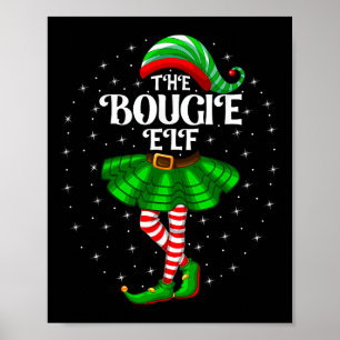 Xmas Group Matching Women Girls The Bougie Elf Chr Poster
