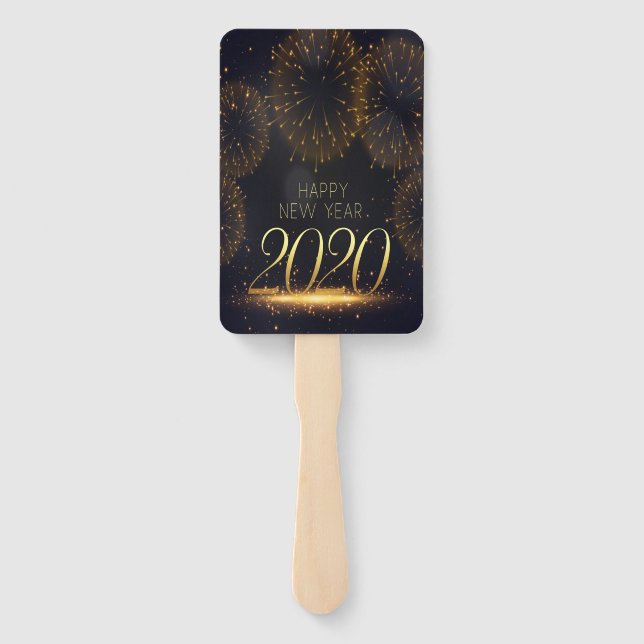 Xmas Hand Fan (Back)