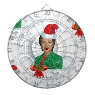 xmas Hillary clinton Dartboard