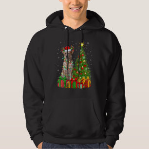 Xmas Holiday Santa Australian Cattle Dog Christmas Hoodie