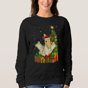 Xmas Holiday Santa Pterodactyl Dinosaur Bird Chris Sweatshirt