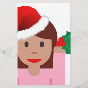 xmas information girl emoji